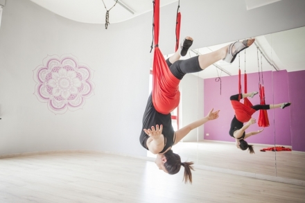 Allenamento in sospensione - BodyFlying - Centro Pilates Yoga Roma